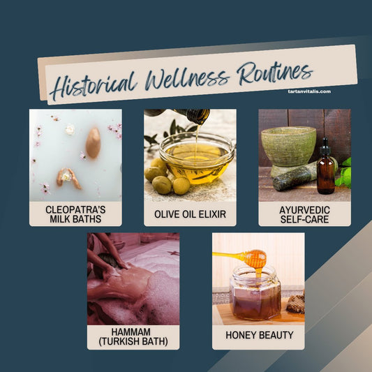 Unveiling the Beauty Secrets of the Past: Historical Wellness Routines from Around the World - Tartan Vitalis