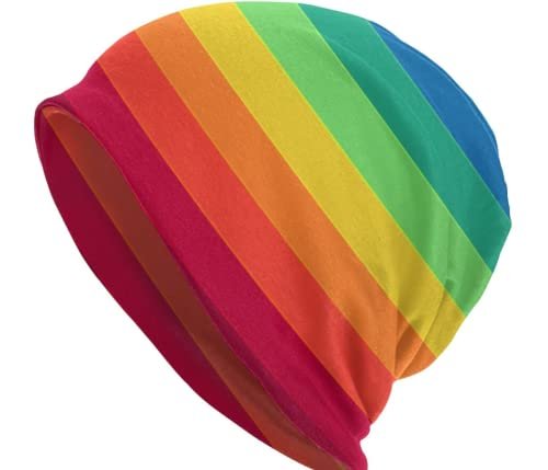 Chemo Beanie Headwear Hat for Women Hat Turban Headwrap Scarf Rainbow Pride