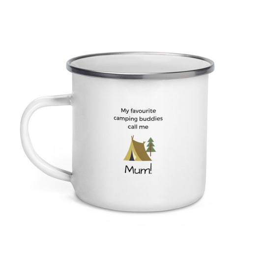 Enamel Mug - Camping favourite Mum