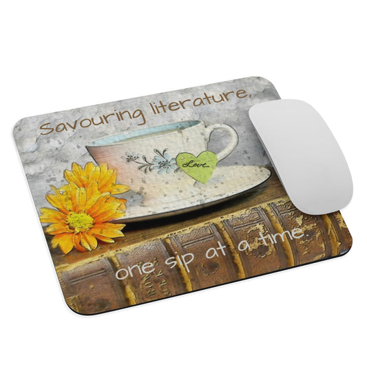 Mouse pad - Savouring literature