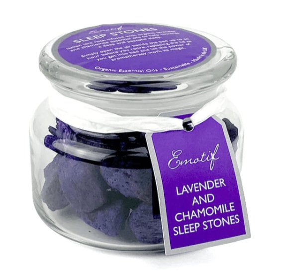 Lava Stones with Lavender & Chamomile Essential Oils: