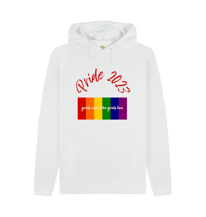 Men's pullover hoodie - Girls can like girls