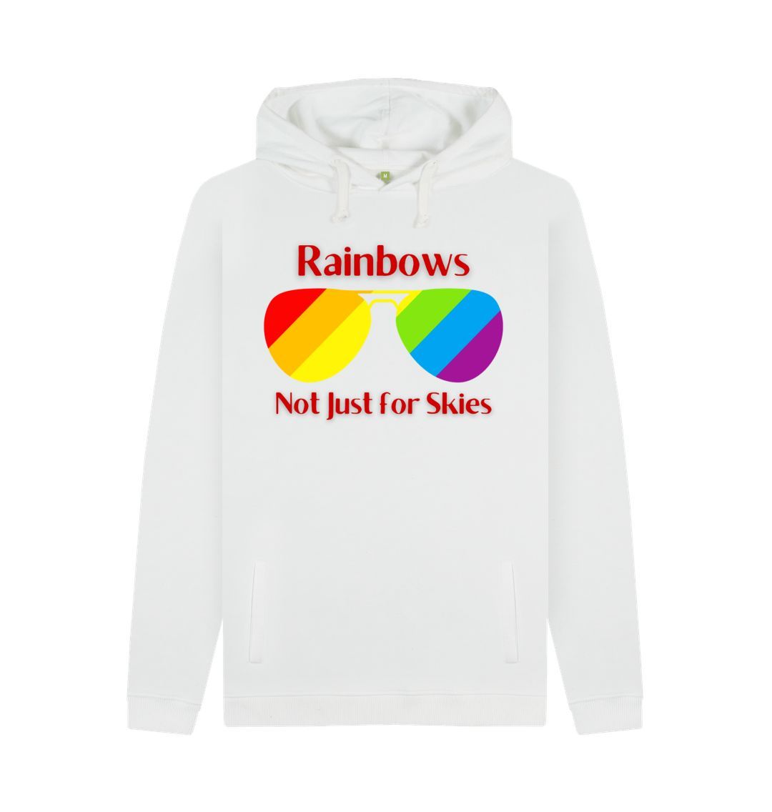 Rainbows not just for skies - Men's Pullover Hoodie