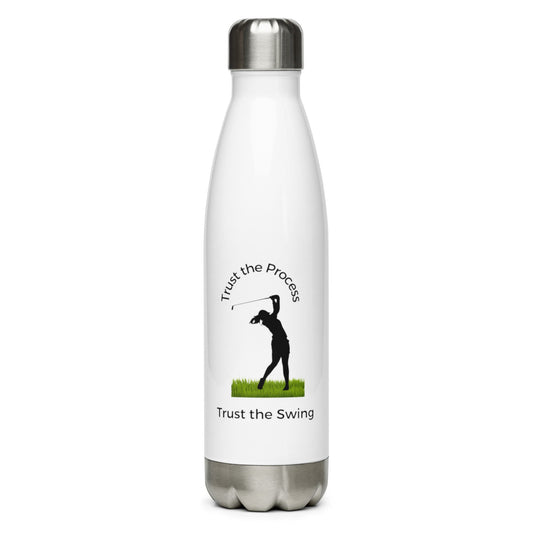 Stainless Steel Water Bottle - Golf - Trust the process