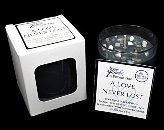 The Psychic Tree - A Love Never Lost - Crystal Infused Scented Candle