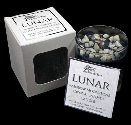 The Psychic Tree - Lunar- Crystal Infused Scented Candle